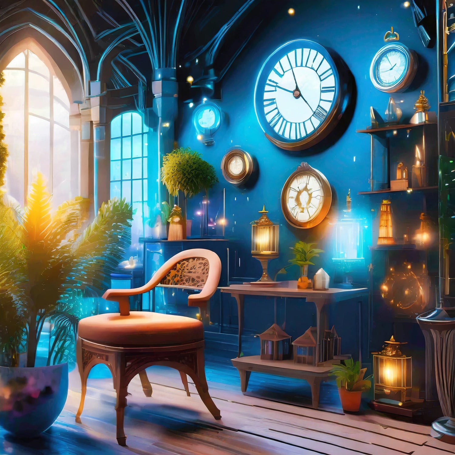 clock collection of wooden DIY 3D puzzles at wooden-town.com
