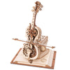 Magic Cello — 24 cm Wooden Mechanical Model Kit (Laser-Cut Plywood)