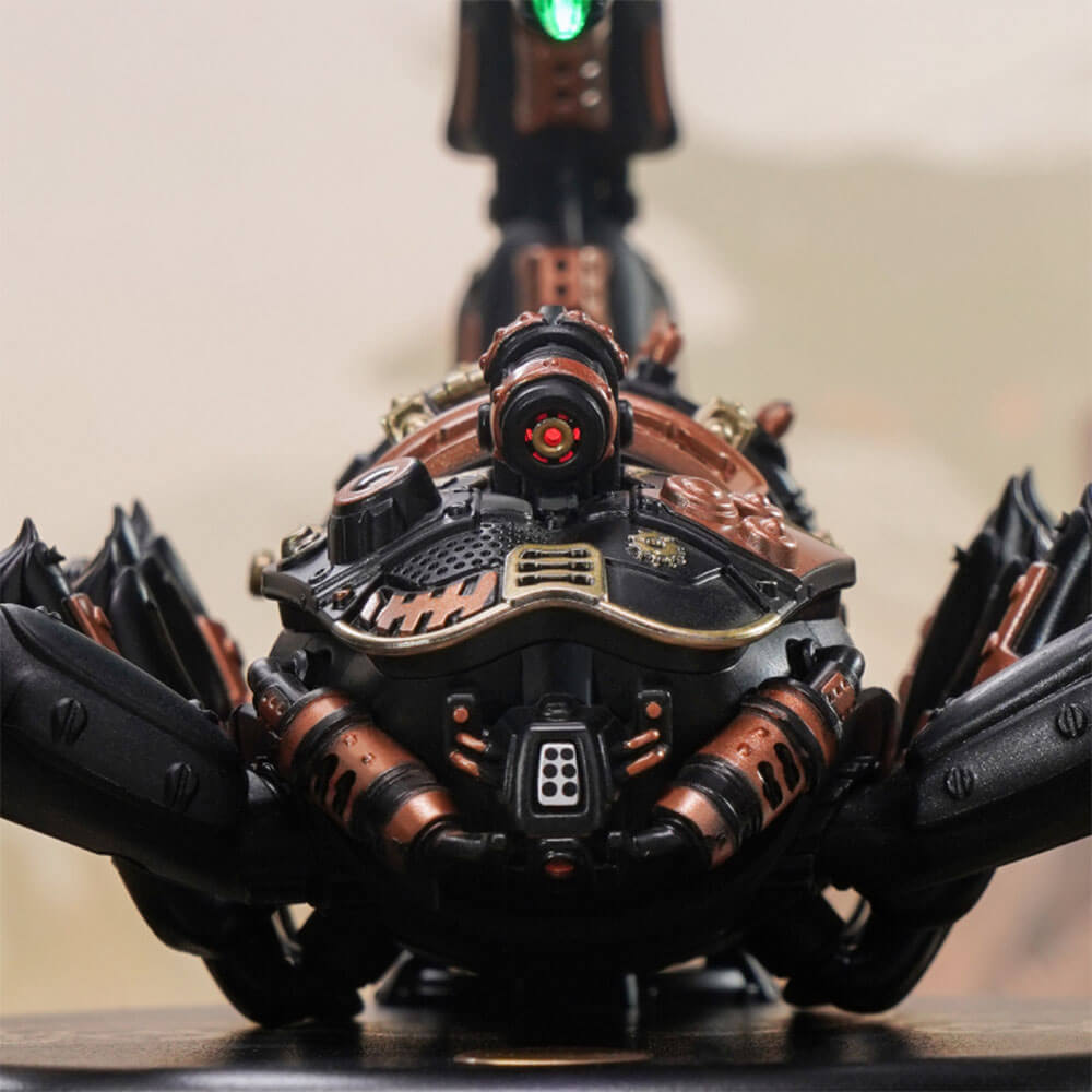 Emperor Scorpion Steampunk 3D Puzzle — Brass & Copper ABS, Metal & Leather