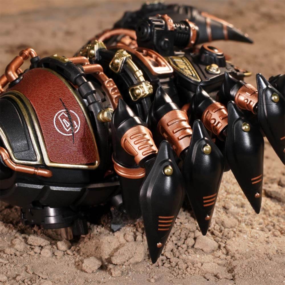 Emperor Scorpion Steampunk 3D Puzzle — Brass & Copper ABS, Metal & Leather