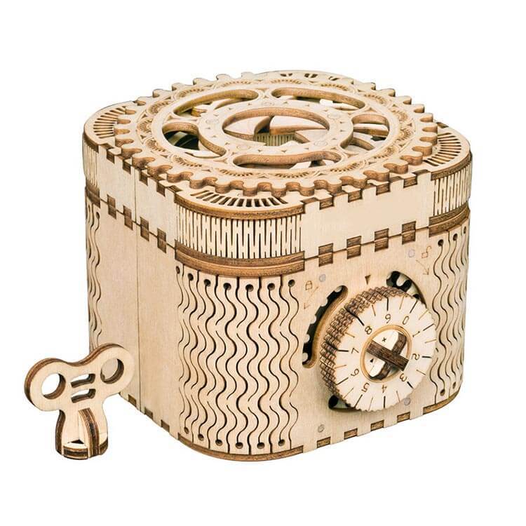 Treasure box with numerical code