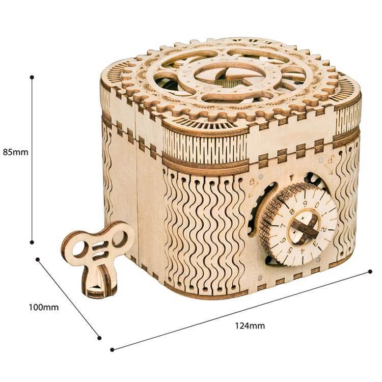 Treasure box with numerical code