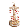Parachute Tower Carousel Model Kit — Plywood, Red & White