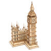 Big Ben Plywood Model Kit — Lighted 220‑Piece Easy Build