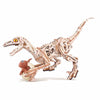 Velociraptor Mechanical 3D Wooden Puzzle – Educational Toy