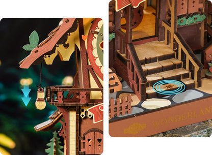 German Cuckoo Clock Mechanical 3D Wooden Puzzle Clock – DIY Fantasy Home Decor