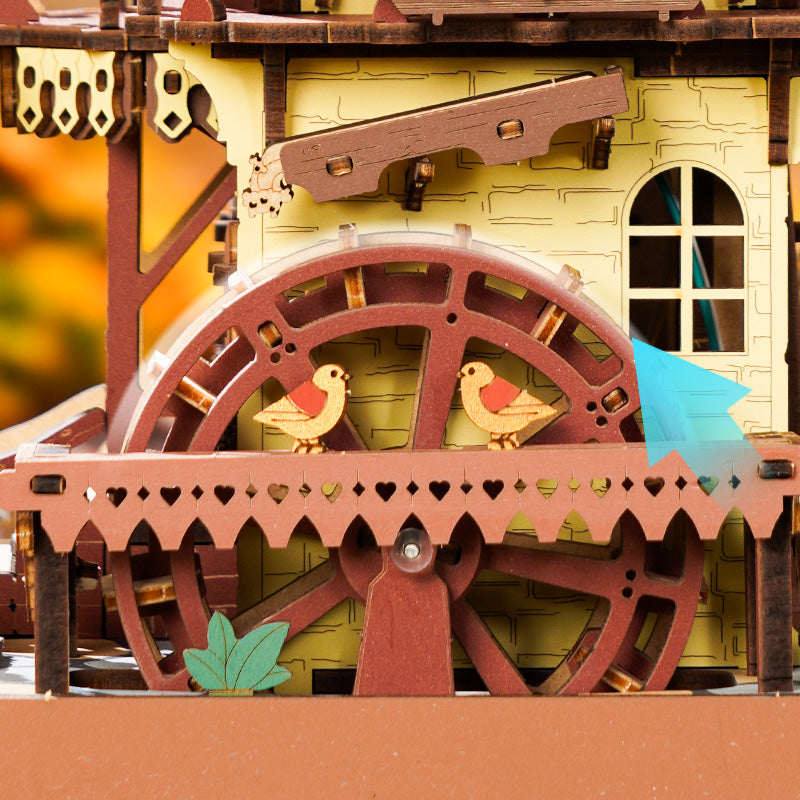 German Cuckoo Clock Mechanical 3D Wooden Puzzle Clock – DIY Fantasy Home Decor