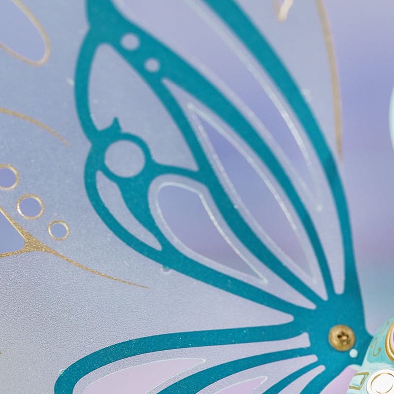 Mechanical Butterfly Model – Educational Decorative Piece with LED Lights