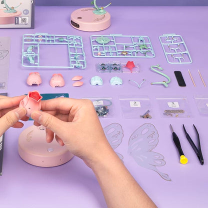 Mechanical Butterfly Model – Educational Decorative Piece with LED Lights