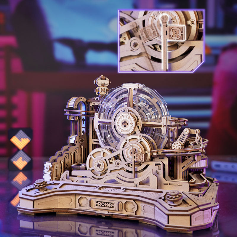 Gear Ball Challenge 3D Wooden Puzzle – Interactive Marble Run