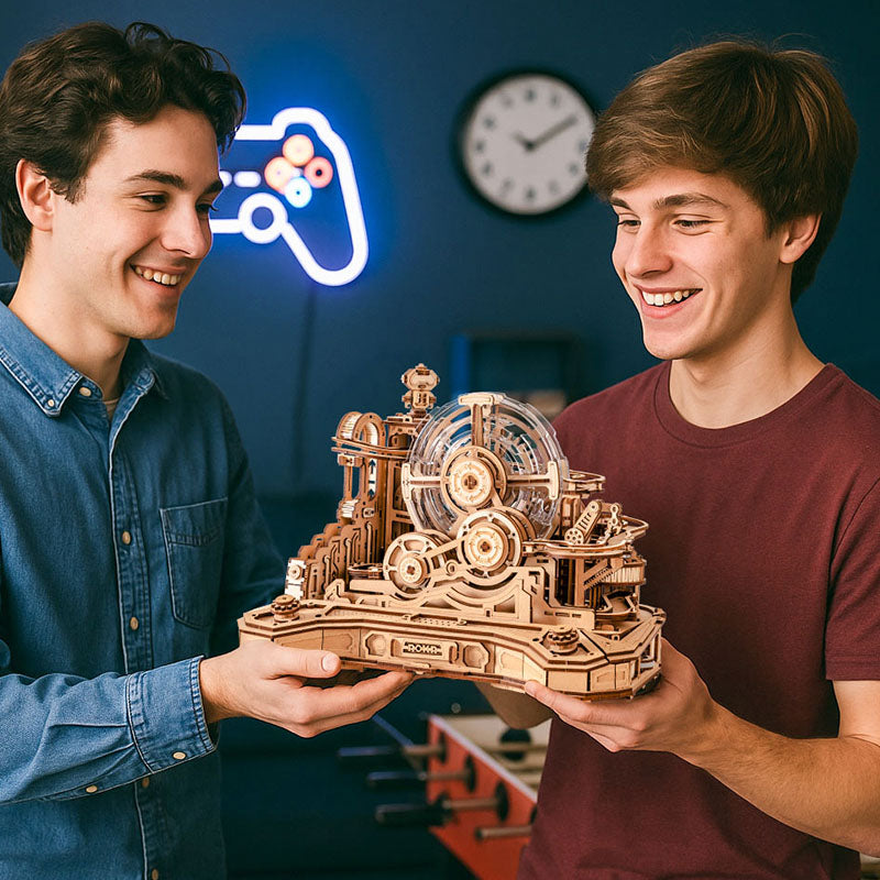 Gear Ball Challenge 3D Wooden Puzzle – Interactive Marble Run