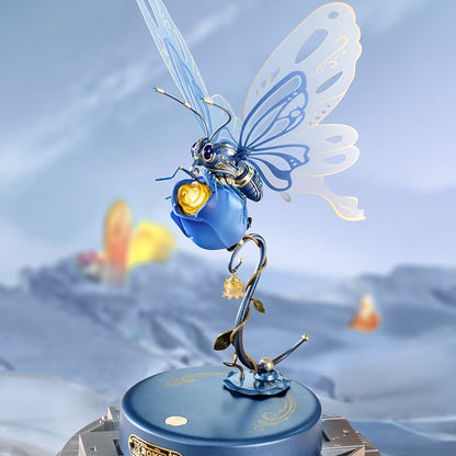 Mechanical Butterfly Model – Educational Decorative Piece with LED Lights