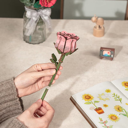 Handcrafted Wooden Flower Bouquet – DIY Decorative Home Décor Kit