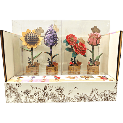 Lilac Wooden Flower Craft Kit – Beautiful DIY Decoration