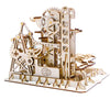 Marble Run: Pinball Coaster — Plywood Tabletop Puzzle (Natural Light Brown)