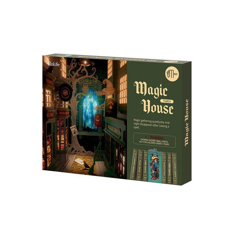 Bookshelf scene: Magic House