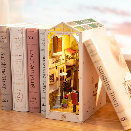 Bookshelf scene: Sunshine Town