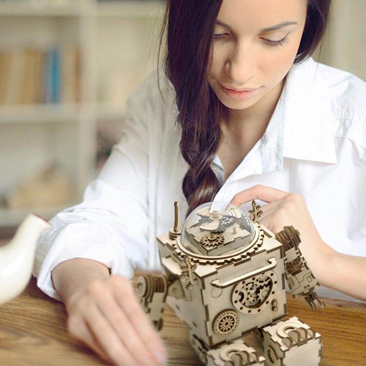 Robb-i: Robot with precision music box