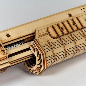 wooden shotgun