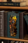 Magic House Light-Up Miniature Book Diorama — Teal & Brown Wood (DIY, 340 pcs)