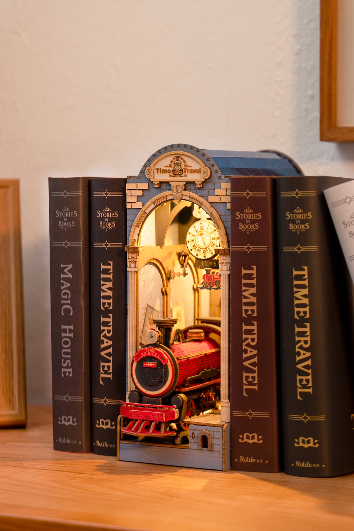 Bookshelf scene: Time Travel